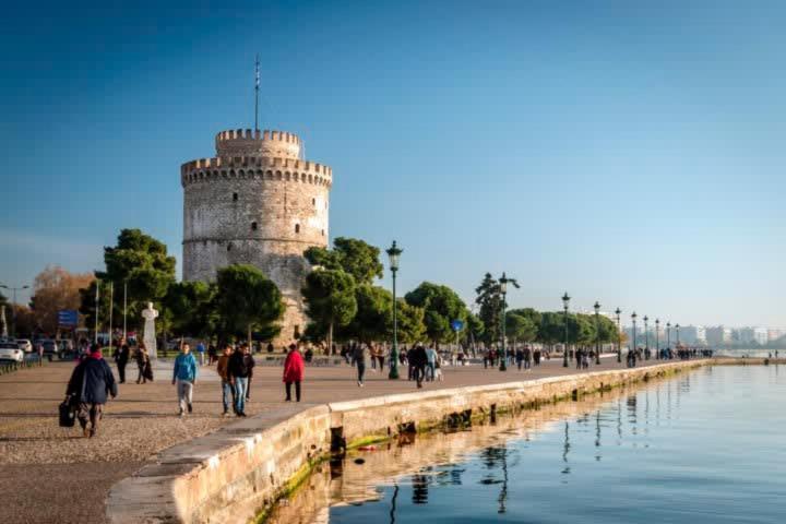Private Pristine Balcony Home- Heart Of The Center Thessaloniki Buitenkant foto