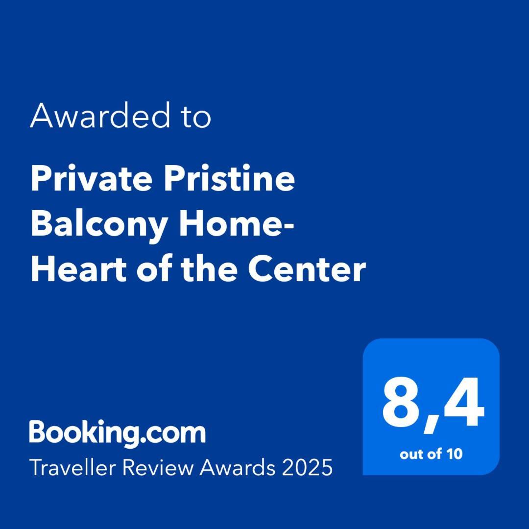 Private Pristine Balcony Home- Heart Of The Center Thessaloniki Buitenkant foto